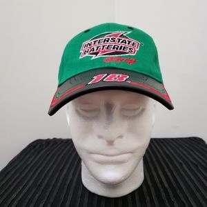 NASCAR Bobby Labonte Chase Authentics Interstate Batteries Strap back Hat OSFA